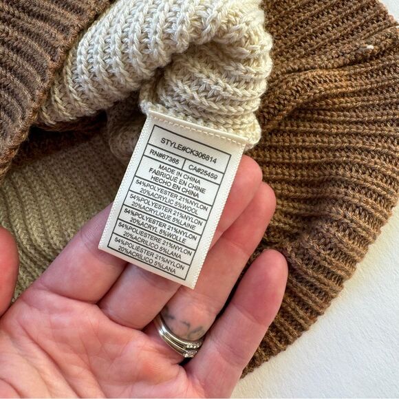 Cupcakes & Cashmere Rimes Sweater Oatmeal Size X-Large NWT - Picture 6 of 7